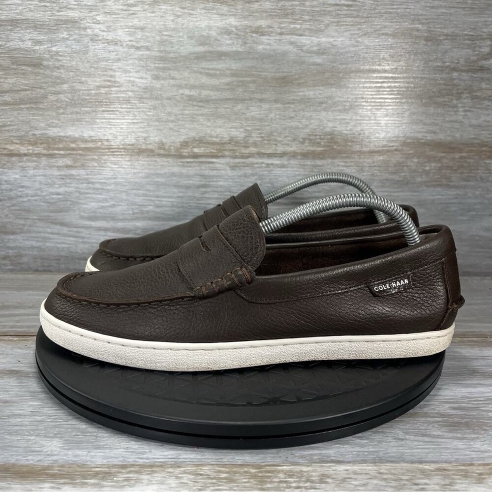 Cole Haan Dark Brown Leather Loafers size 8.5M